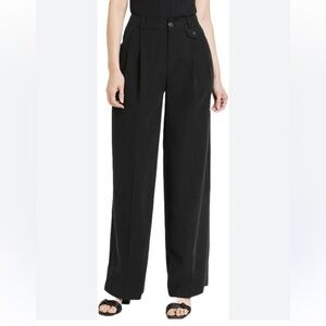 A New Day wide legged black trousers size 2R new with tags